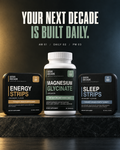 GOOD DECADE Energy Strips, Magnesium Glycinate and Sleep Strips starter set
